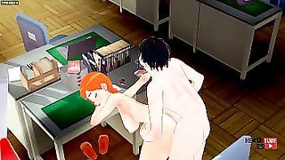 Ben 10 Hentai - Gwen fucked in a desk