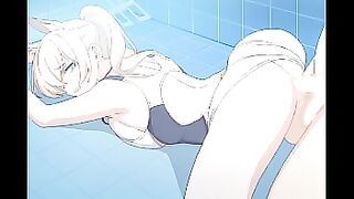Kanna Ogata Doggystyle Blue Archive Hentai
