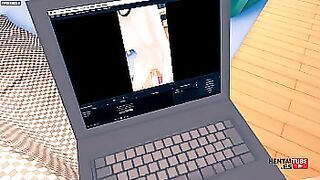 Chainsaw Man Hentai - Reze fucks Aki and and streams them
