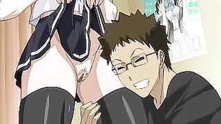 Boyfriend Catches College girl GF Going Pantyless to Class - Hentai Uncensored [SUBTITLED]