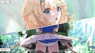 Cute sweet girl was fucked by a huge cock. Hentai Game Animation