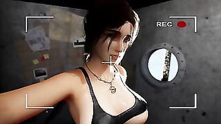 Lara shows off her sexy body on a boat for the camera. 3D Hentai Game Animation