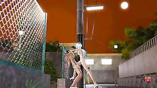 Genshin Impact Hentai - Ganyu Fucked in the street - Japanese Manga anime Porn