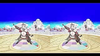 VR180 mmd KoyoriChloe Dance 3d hololive Hentai