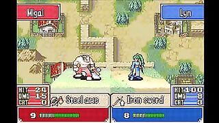 Fire Emblem Hentai Parody - Lyn is captured by Bandits
