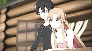 SAO - Asuna Anal Hentai (by Miura3D)