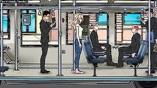 Jenny's first day working as a waitress. Hentai game