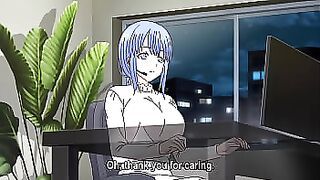 Busty hentai girl fucked by coworker