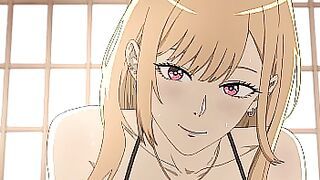 (My Dress up Darling) Relaxing time with Marin Kitagawa | Hentai animation