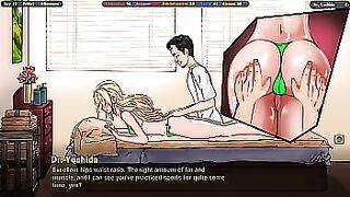 He spread her cheeks and stuck his fingers into her pussy. Hentai Game