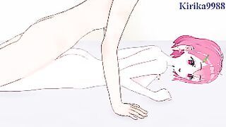 Sasaki Saku and Ange Katrina intense sex. - Nijisanji VTuber Hentai