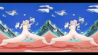VR180 mmd Gura nude Dance 3d hololive Hentai