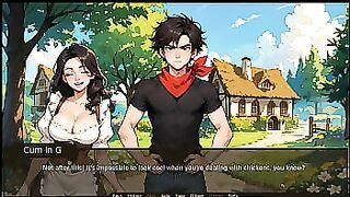 Farmer Kink &lbrack; TABOO Hentai Game &rsqb; Ep&period;4 SURPRISE BONER in front of the MAID &excl;