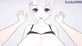 Higuchi Kaede and Nishizono Chigusa intense sex&period; - Nijisanji VTuber POV Hentai