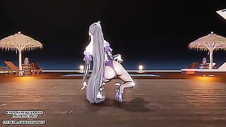 [MMD] LE SSERAFIM - Smart Eve Sexy Kpop Dance Star Blade Hentai Uncensored 4K 60FPS