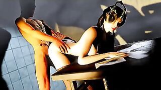 Animated Enchantment: Beauty of the Bigtits Goddess - 3D Animation Hentai