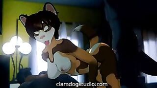 Hot little cat service