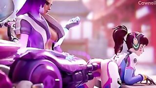 Sombra & D.Va Sex Machine Overwatch (Animation W/Sound)