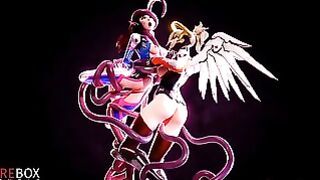 Overwatch Mercy D.va Tentacles Sfm 3d Firebox Atelier
