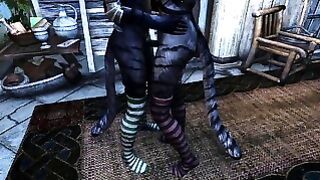[Skyrim Special Edition] Feat. Kat Byte Thigh-high socks