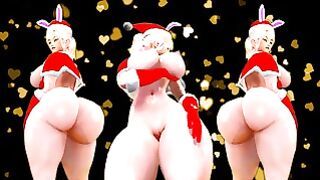 SKYRIM LEWD BUNNY GIRL MOMO ASS SHAKE AFTER CHRISTMAS GIFT