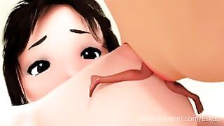 Delicious Threesome (giantess, vore)