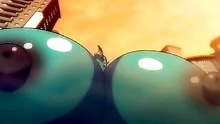 Furry Huge Breast Expansion