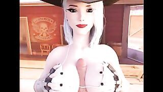 Overwatch Ashe Bikini Titfuck