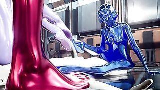 (Unreal Engine Animation) Sentient Nanobot Slime Girl