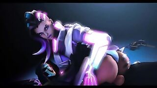 Overwatch: Sombra X Reaper Fuck by 1kmspaint