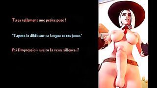 Ashe – Overwatch – Futa – French – JOI, CEI, Anal