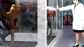 3D Helpless Girls Destroyed by Aliens!