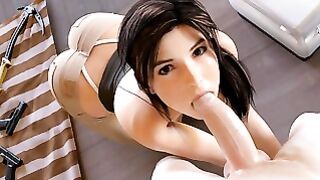 Lara Croft Blowjob