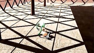 Hatsune Miku Dancing and Striptease Animation