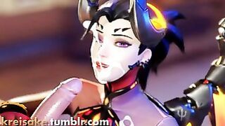 Overwatch Cumshots and Creampie Compilation