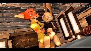 [ZOOTOPIA PORN PARODY] NICK WILDE FUCKS AND CUMS IN JUDY HOPPS