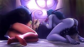 Warcraft Elfs And Feral Animation [3mins]