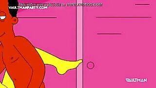 Marge Simpson tradisce Homer con cazzo negro