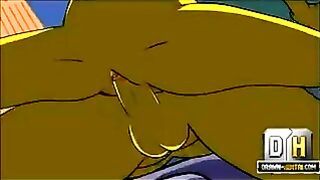 MARGE and  HOMER GET IT ON