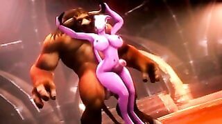 Tauren Thigh Grind Short Clip [noname55]