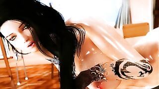 skyrim Married female teacher and school guard in the art classroom