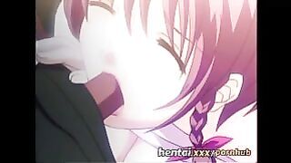 Tiny Horny Slut Takes on a Big Cock and Dildo in Her Anal Hentai