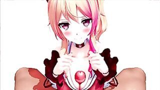 Mochi Nekonoki’s cute sex scene – VTuber MMD – Nekonoki mochi Sax –
