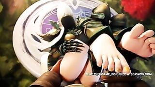 Warcraft – Elf Chick Asshole Fuck Foot Kink Pov 3d Video Game