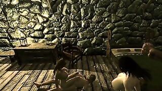 Skyrim… Gwen’s breasts fill with milk when aroused.