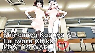 Shinomiya Kaguya & Fujiwara Chika – LOVE IS WAR custom maid 3d 2