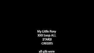 My Little Pony XXX Loop ALL STARS!