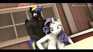 MLP OC Friends impregnate AJ and Rarity!
