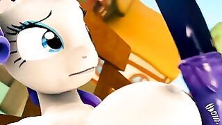 Sweetie Belle and Rarity futa [ScrewingWithSFM]