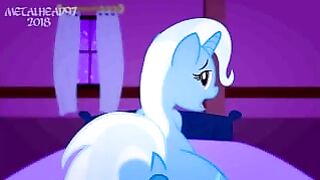 MLP Trixie Lulamoon Reverse Cowgirl